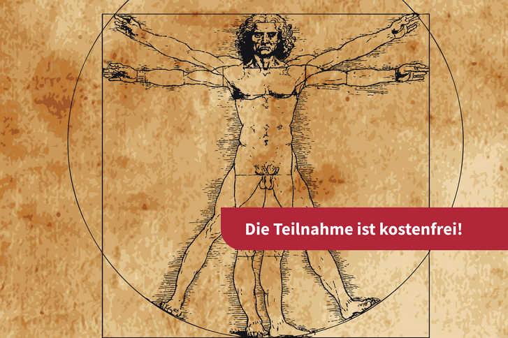 Grafik Vitruvianischer Mensch, MedizinKompakt, Informationsveranstaltung Gesundheit, Patientenakademie in Hamburg und Umgebung, Albertinen Krankenhaus Grafik Vitruvianischer Mensch, MedizinKompakt, Informationsveranstaltung Gesundheit, Patientenakademie in Hamburg und Umgebung, Albertinen Krankenhaus