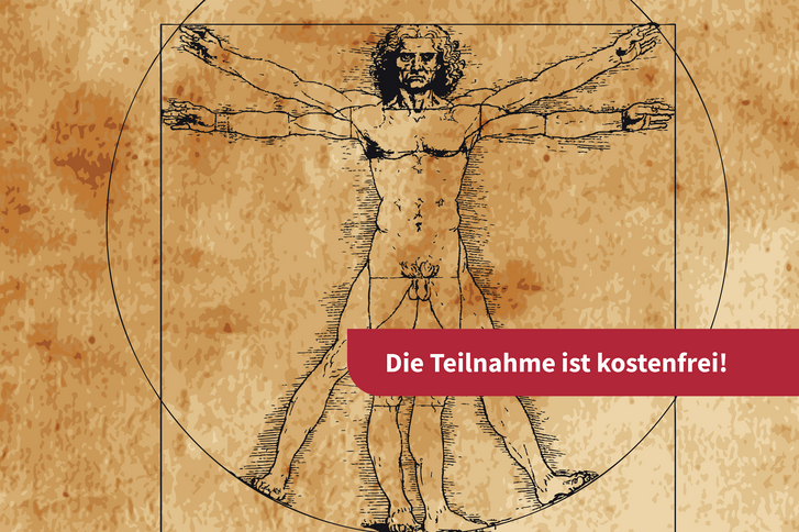 Grafik Vitruvianischer Mensch, MedizinKompakt, Informationsveranstaltung Gesundheit, Patientenakademie in Hamburg und Umgebung, Albertinen Krankenhaus Grafik Vitruvianischer Mensch, MedizinKompakt, Informationsveranstaltung Gesundheit, Patientenakademie in Hamburg und Umgebung, Albertinen Krankenhaus