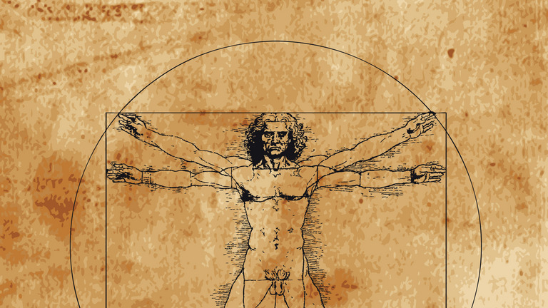 Grafik Vitruvianischer Mensch, MedizinKompakt, Informationsveranstaltung Gesundheit, Patientenakademie in Hamburg und Umgebung, Albertinen Krankenhaus