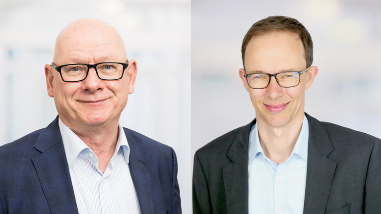 Portaitbilder von Herbert Blum und Thorsten Gerenkamp nebeneinander - Immanuel Miteinander Leben