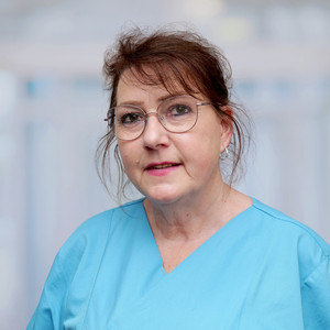 Portrait Gilda Eckert, Hygienefachkraft, Krankenhaushygiene, Albertinen Krankenhaus, Hamburg