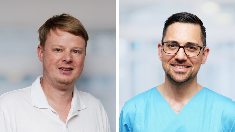 Portraitfotos von Dr. Oliver Ahlbrecht und Dr. Ammar Moubayed aus dem Albertinen Krankenhaus zur Infoveranstaltung MedizinKompakt über die peripheren arteriellen Verschlusskrankheit, der sog. Schaufensterkrankheit Portraitfotos von Dr. Oliver Ahlbrecht und Dr. Ammar Moubayed aus dem Albertinen Krankenhaus zur Infoveranstaltung MedizinKompakt über die peripheren arteriellen Verschlusskrankheit, der sog. Schaufensterkrankheit