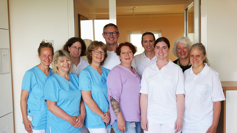 Gruppenfoto der Palliativeinheit