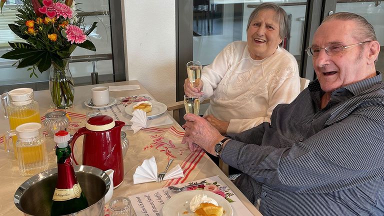 Seniorenzentrum Elstal - Ehepaar feiert 65. Hochzeitstag